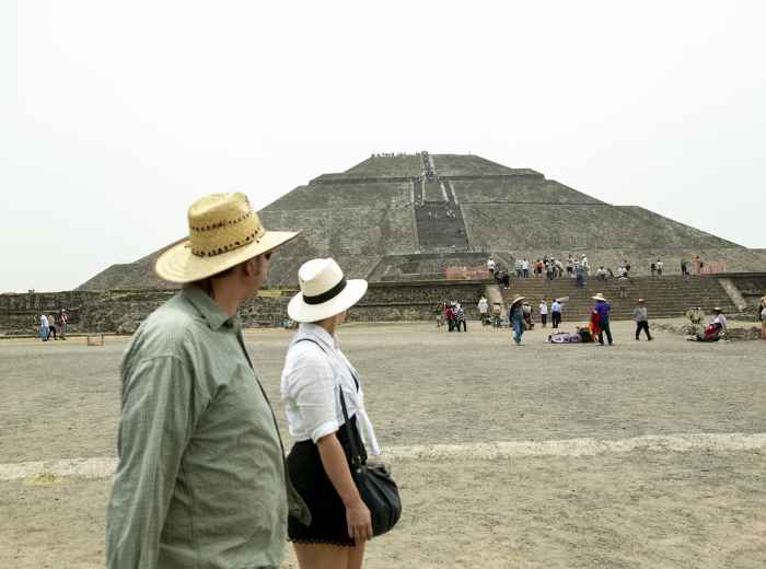 The Sun Pyramid in Teotihuacán 