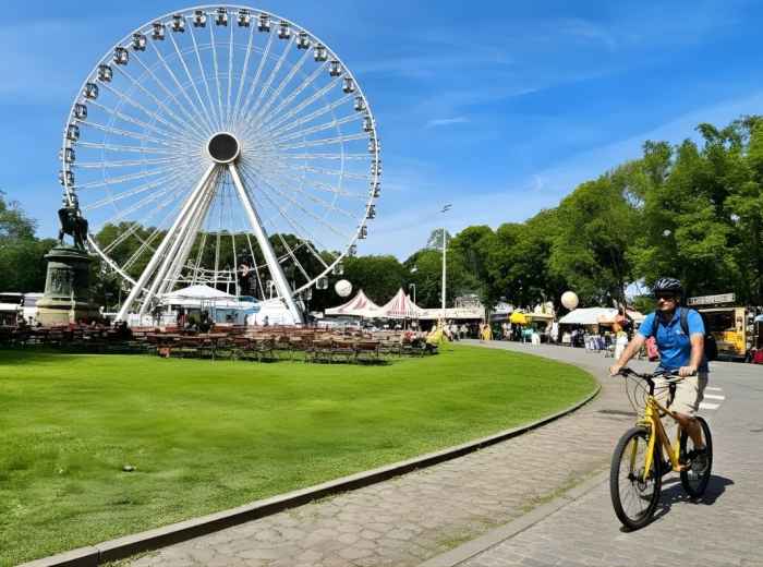 Cascine park a cycling place and enjoyment for locals