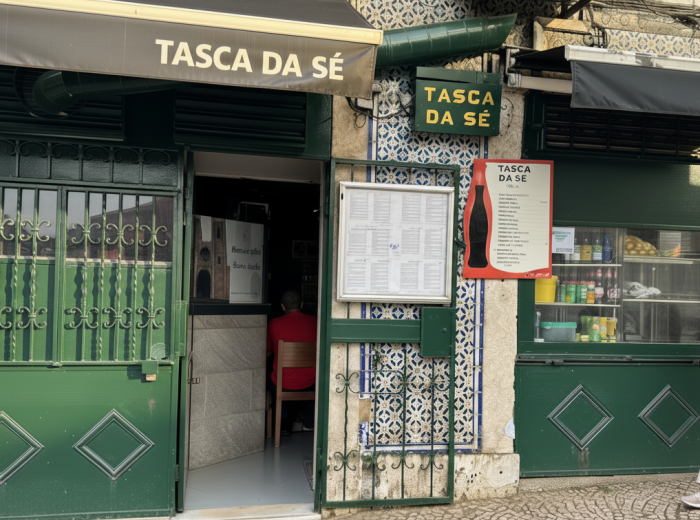  Tile-front tasca doorway in Alfama