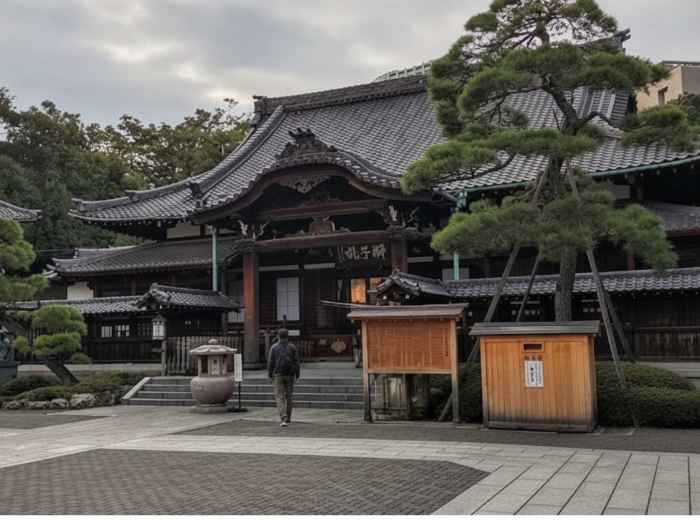 Sengaku-ji Temple in Tokyo, a historic Buddhist temple linked to the 47 Ronin
