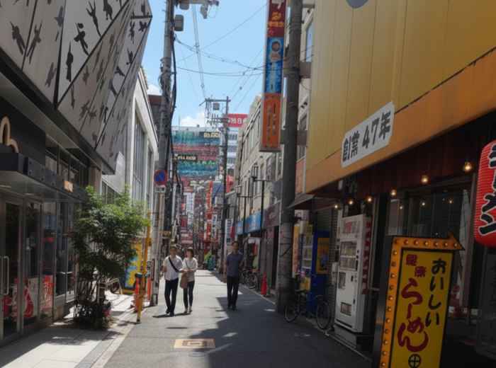 Shinsaibashi side alley