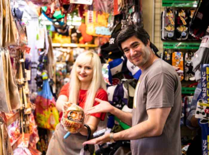 Late night shopping in Don Quijote in Tokyo