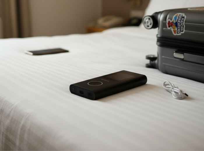 Pocket WiFi device and portable charger 