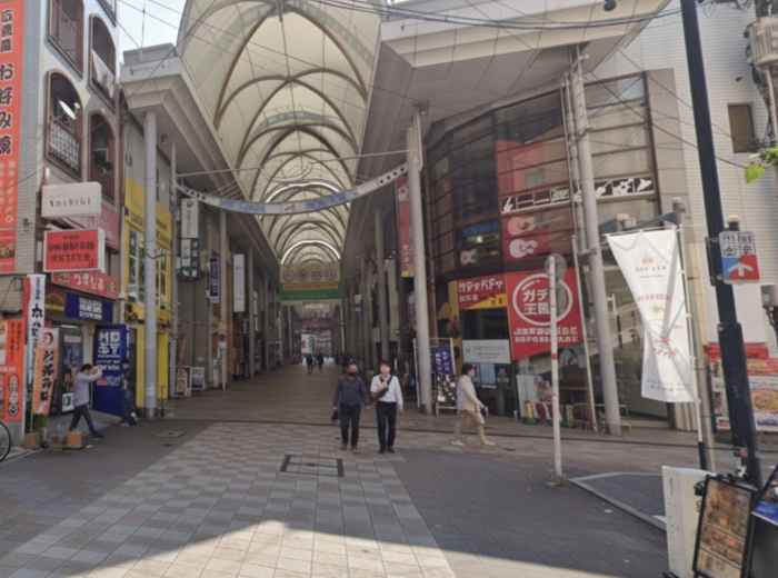 Hondori shopping arcade in central Hiroshima