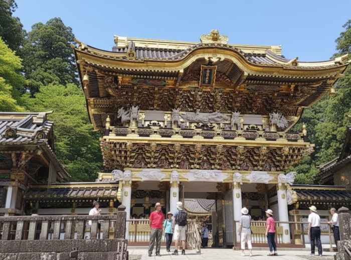 Toshogu Shrine ornate golden architectural details