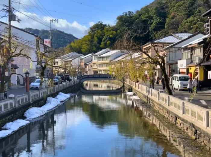 Canal streets in Kinosaki Onsen