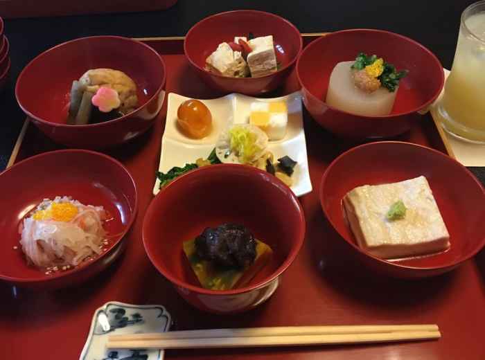 Traditional vegetarian Shojin Ryori
