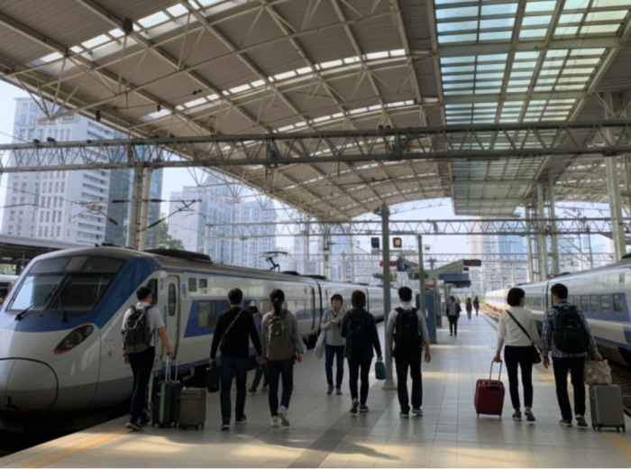 Incheon Airport platform