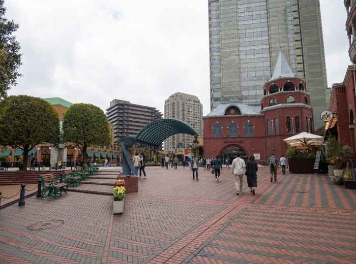 Yebisu Garden Place plaza and tower in Ebisu, Tokyo