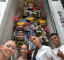 Friends Embrace Japanese Culture at Vibrant Festival