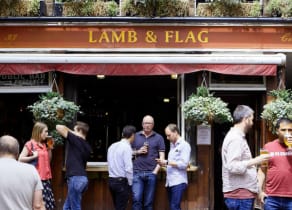 The Lamb and Flag