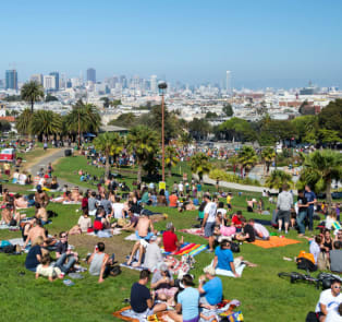 Lounge in the Sunshine of Dolores Park
