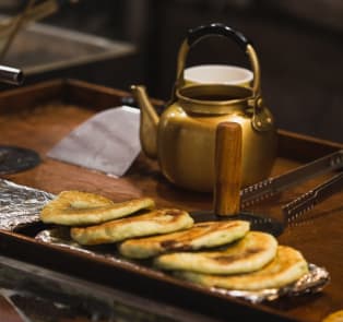 Sunhee Mung Bean Pancake at Gwang Jang Market