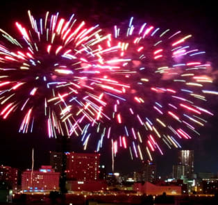 Watch a famous Japnese firework festival