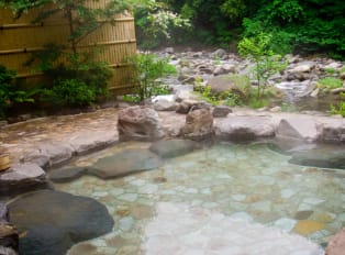 Hot springs in Hakone, Japan