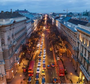 Stroll down the beautiful Andrassy Street