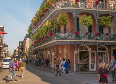 Wander through the French Quarter