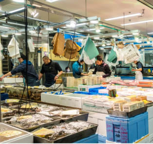 One of tokyos biggest fish markets