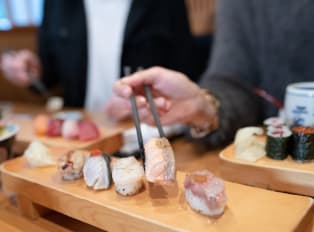 Sushi tours are popular food tours in tokyo