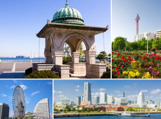 Explore the serene Yamashita Park with its waterfront