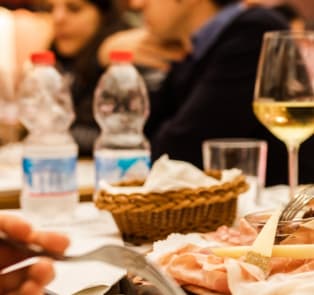 Wine and nibbles are always a good idea