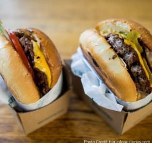 Burgers and beer at Burgermeister