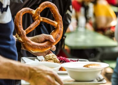 Feast on traditional dishes