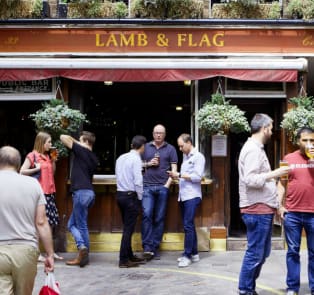 The Lamb and Flag