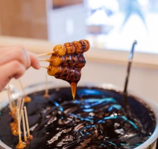 Traditional Japanese Sweets in Kyoto, Japan
