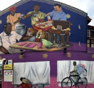 Street art walking tour