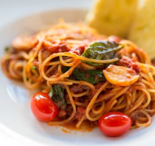 Italian style pasta
