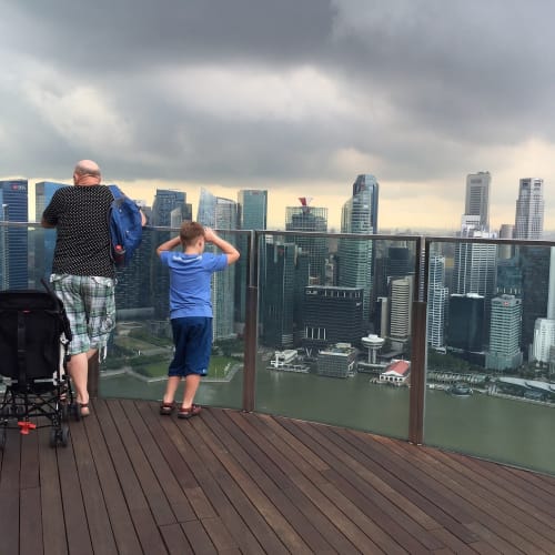 Family day in Singapore with a local