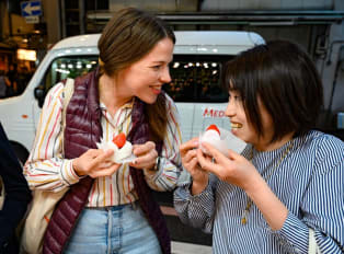 On your Tokyo food tour try some sweet delights