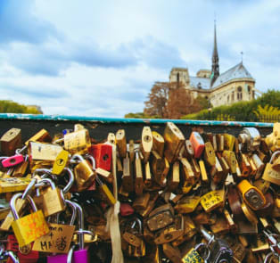 a heartwarming tradition – love locks.