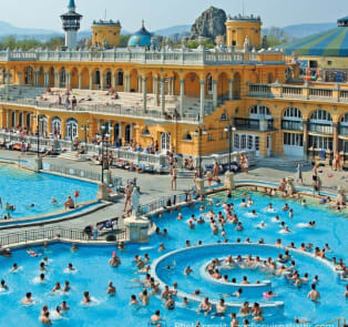Relax at the Szechenyi Baths