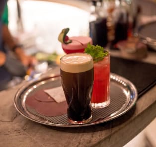 Beer and cocktails