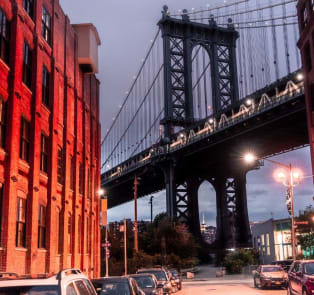 Late-night shopping in Dumbo