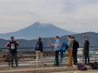 Thrills and scenic beauty at Fuji Q Highland