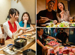Travelers enjoying a Kyoto food tour