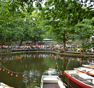The Beer garden in Tiergarten