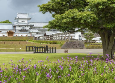 Take in the views from Kanazawa Castle Park