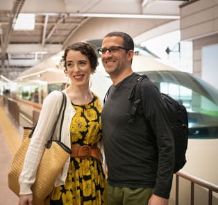 Visitors bound to board the bullet train, Tokyo