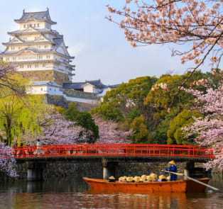 View of Himeji Castle, Japan