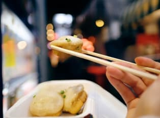 Indulging in Traditional Japanese food