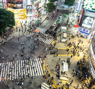 Public transport system in Tokyo