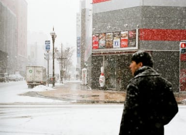 The winters in Sapporo are cold!