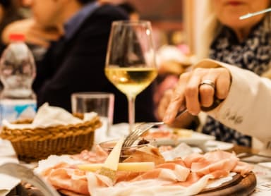Wine and nibbles are always a good idea