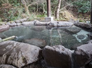 Therapeutic hot springs, known as onsen, in Japan