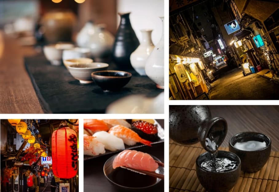 differenet kinds of Nihonshu - Japanese sake