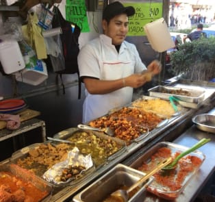 Eat on the street